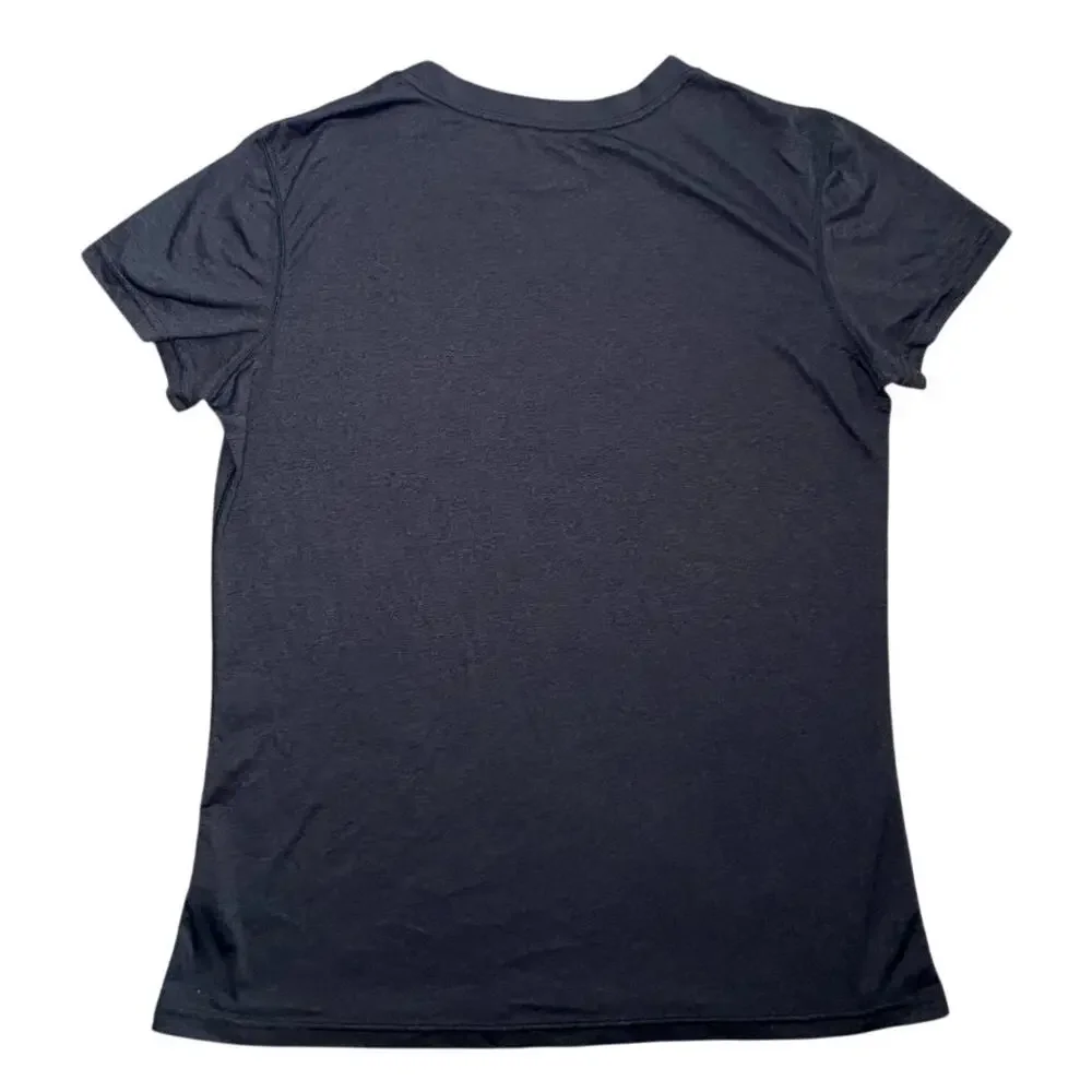 Nike Women's Dri-FIT Black Workout Top - Breathable